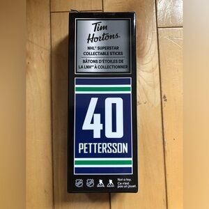 3/$40 Tim Hortons NHL Superstar Collectable Hockey Stick - Canucks Pettersson